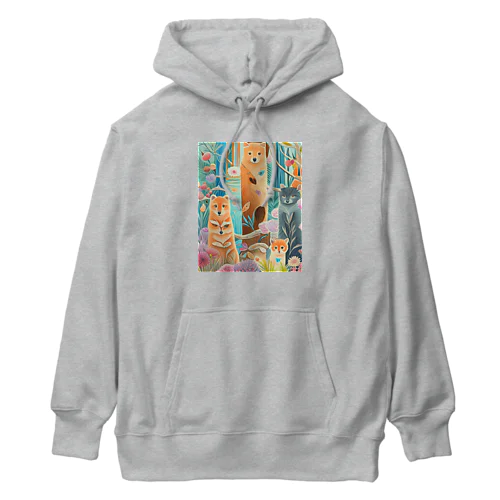 森の中の世界 Heavyweight Hoodie