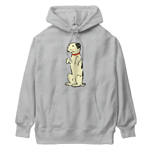 たちあがる犬・クリーム色 Heavyweight Hoodie