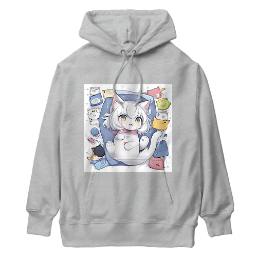 赤ちゃんネコタン Heavyweight Hoodie