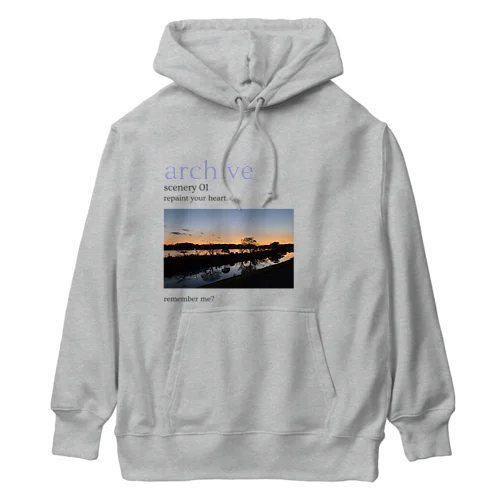 Archive「scenery 01」 Heavyweight Hoodie