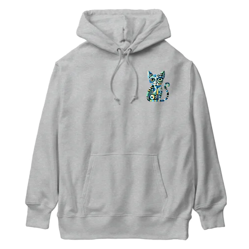 カラフル猫 Heavyweight Hoodie