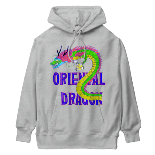 ORIENTAL DRAGON（龍）英字バージョン ヘビーウェイトパーカー