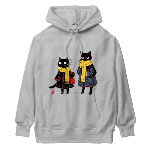 黒猫夫婦のお買い物 Heavyweight Hoodie