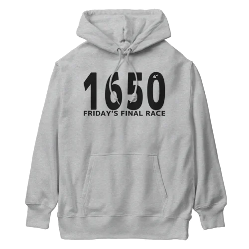 左回り1650m外 GRAYバージョン Heavyweight Hoodie