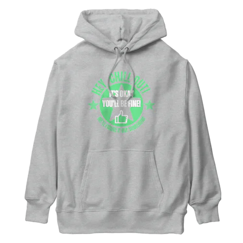 平気だよ!何とかなるから!(濃色用) Heavyweight Hoodie