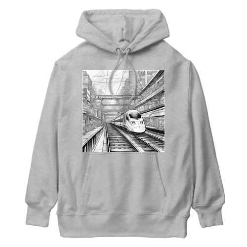 ノスタルジック・レールウェイ Heavyweight Hoodie