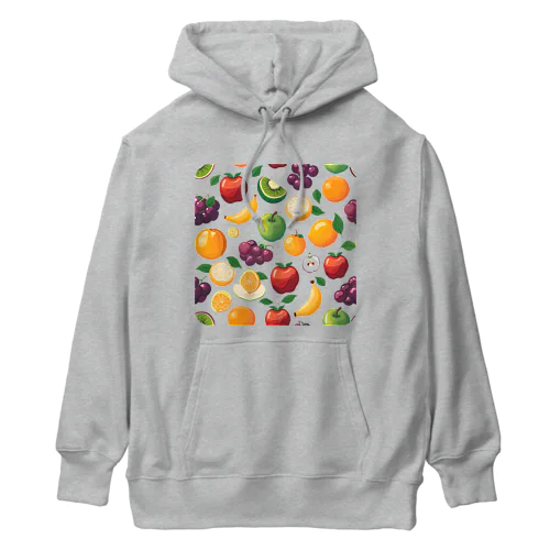 果物柄　#001 Heavyweight Hoodie