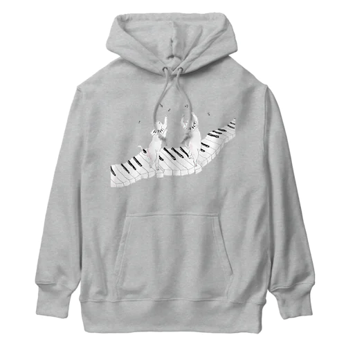 ピアノ教室にゃんこ Heavyweight Hoodie