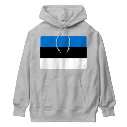 エストニアの国旗 Heavyweight Hoodie
