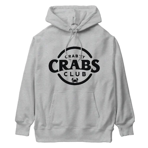 CRABBY CRABS CLUB シンプルロゴ ヘビーウェイトパーカー