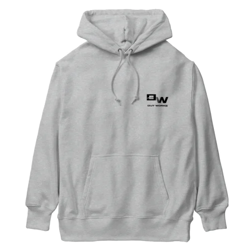 OUT WORKS original logo vol.2 Heavyweight Hoodie