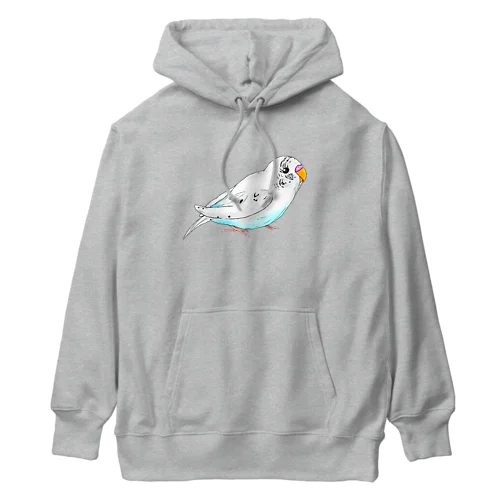 セキセイインコのピーコちゃん Heavyweight Hoodie