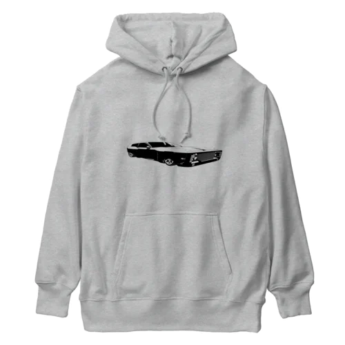 GRAY SCALE Journey V8(Black and white) Heavyweight Hoodie