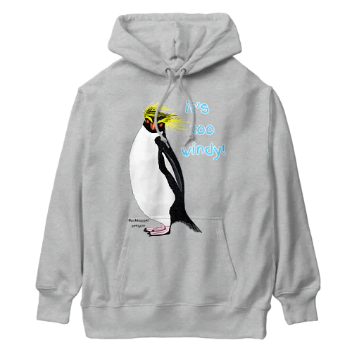 Rockhopper penguin　(イワトビペンギン) Heavyweight Hoodie