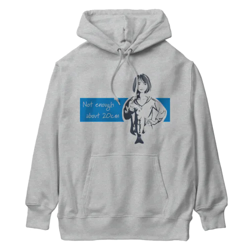 【ブラックバス釣り】釣りガールデカバスハンターTシャツ【ルアー】 Heavyweight Hoodie