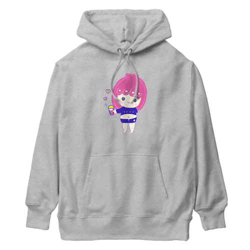 プロテイン女子（ロゴなし） Heavyweight Hoodie