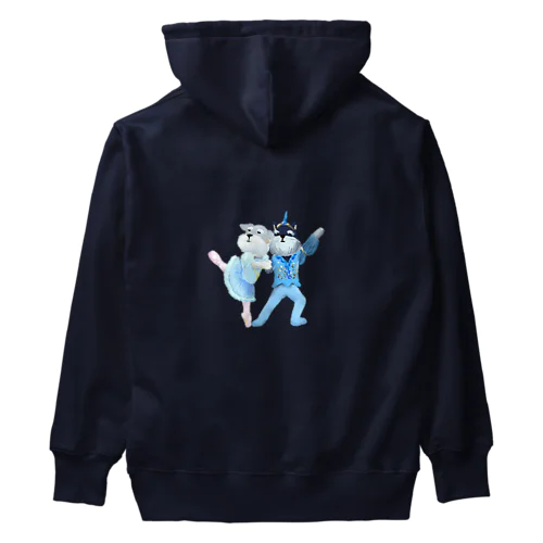 シュナウザーの青い鳥とフロリナ王女 Heavyweight Hoodie