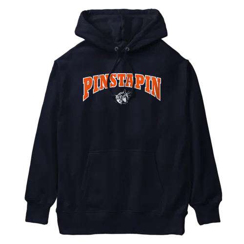 Pinstapin カレッジロゴ風 Heavyweight Hoodie