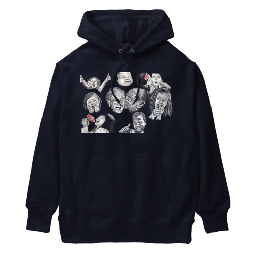 love, peace and happiness Heavyweight Hoodie