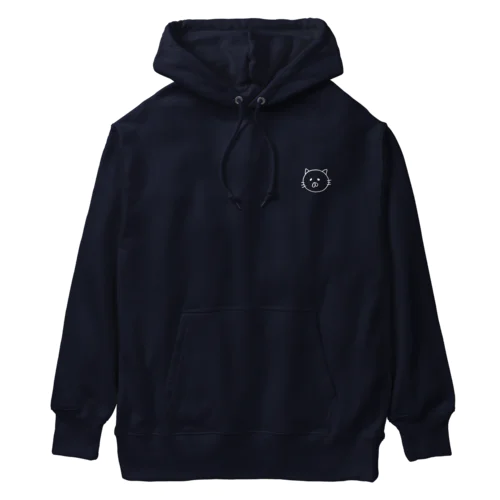 黒にゃんこ Heavyweight Hoodie