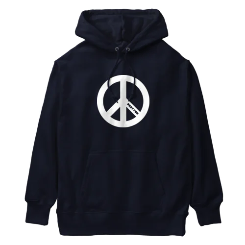 PRAY FOR PEACE ピースマーク ブラック Heavyweight Hoodie