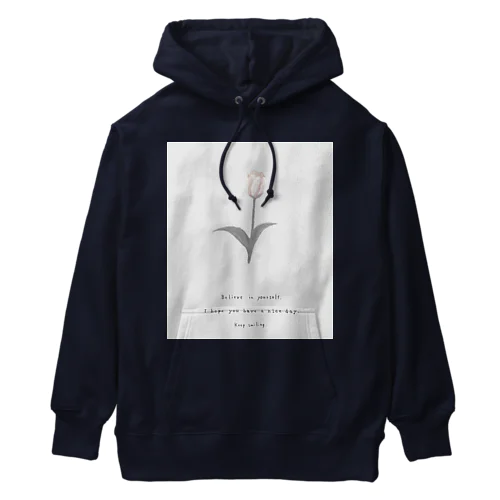 Shabby Chic , Tulip . Heavyweight Hoodie