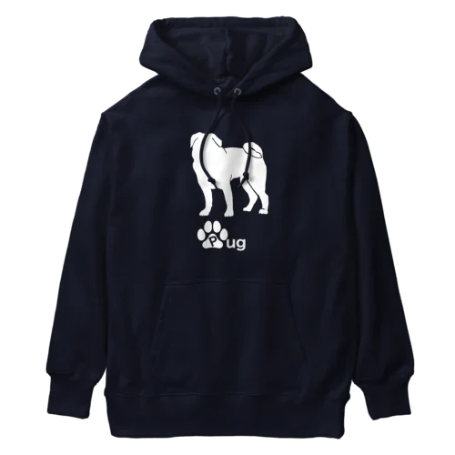 パグ犬 Heavyweight Hoodie