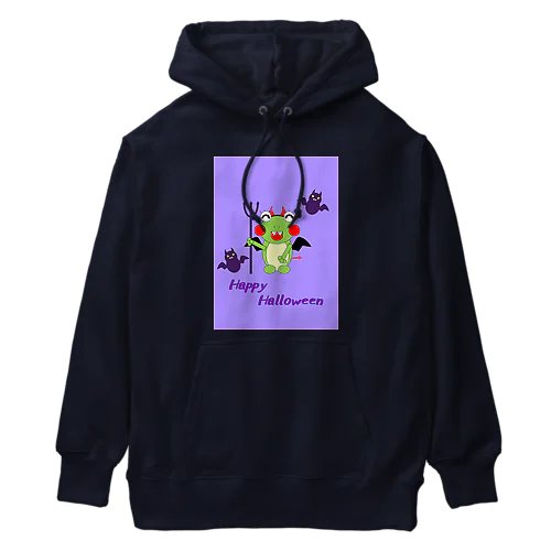 ハロウィン　コウモリママ Heavyweight Hoodie