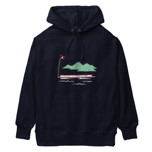 ラオスのスローボート Heavyweight Hoodie