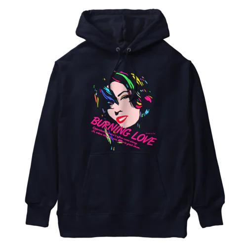 BURNING LOVE Heavyweight Hoodie