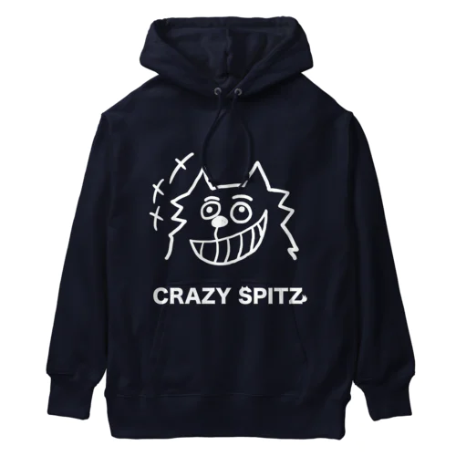 CRAZY SPITZ「HA HA HA」ver.white Heavyweight Hoodie