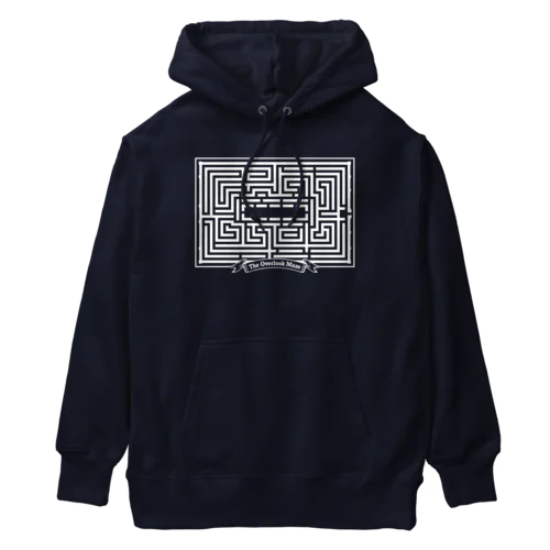 Hotel Maze Map  Heavyweight Hoodie