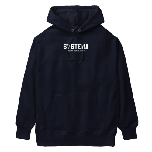 SYSTEMA【白文字】 Heavyweight Hoodie