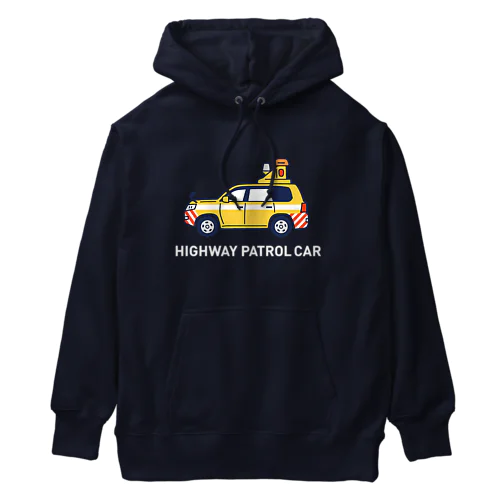 道路パトロールカー 濃色 Heavyweight Hoodie