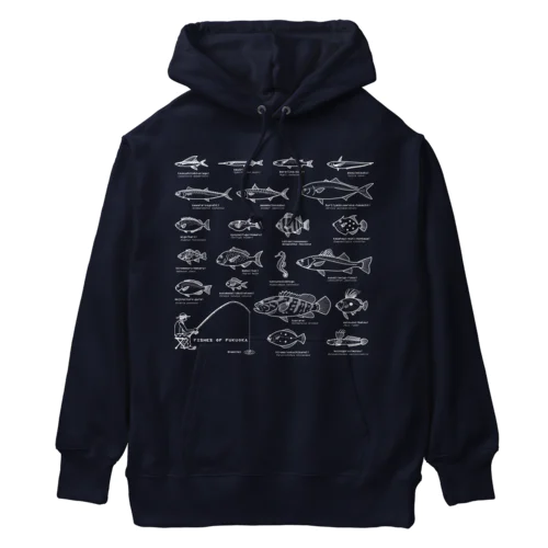 お魚図鑑 Heavyweight Hoodie