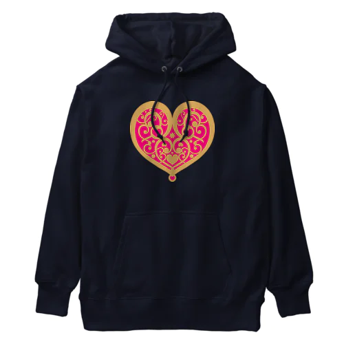 オリエンタル風ハート Heavyweight Hoodie