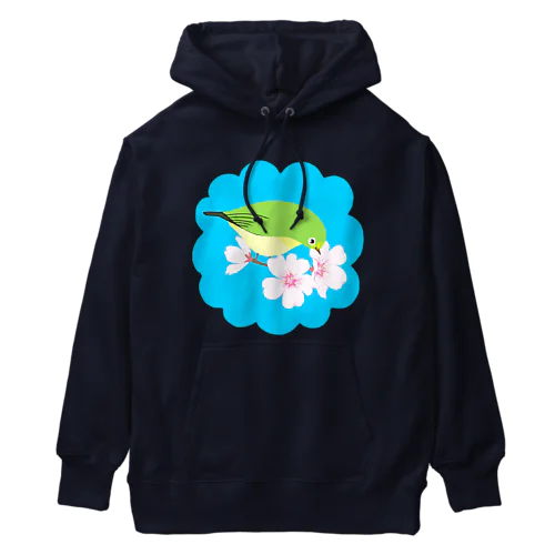 桜とメジロさん Heavyweight Hoodie