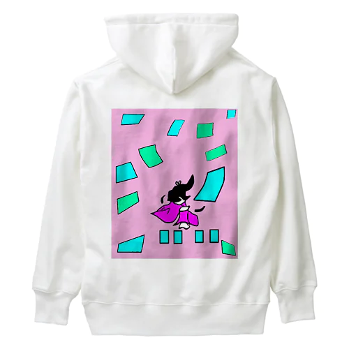 競技かるた　ピンク Heavyweight Hoodie