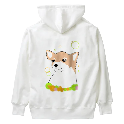 チワワ癒し犬 Heavyweight Hoodie