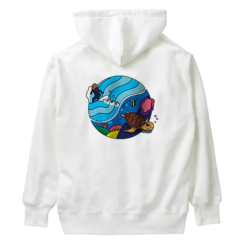 サーフandタートル！ Heavyweight Hoodie