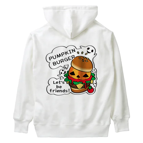 バックプリント Gz かぼちゃバーガーA Heavyweight Hoodie