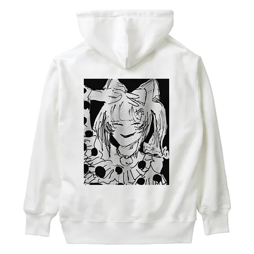 糸目ノ猫耳オンナ・パーカー Heavyweight Hoodie