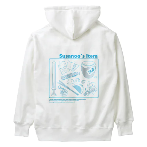 Susanoo's item (水) Heavyweight Hoodie