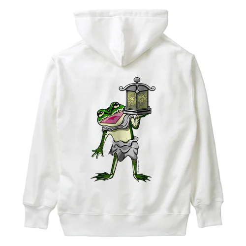 天燈鬼トノサマガエルちゃんバックプリント Heavyweight Hoodie