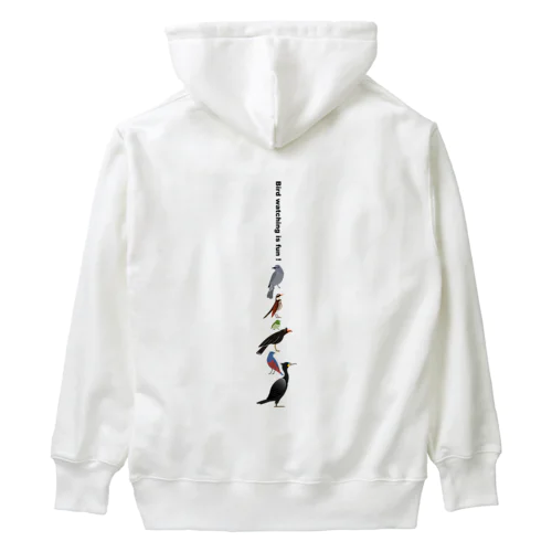 Let's enjoy bird watching ! 薄い色用 Heavyweight Hoodie