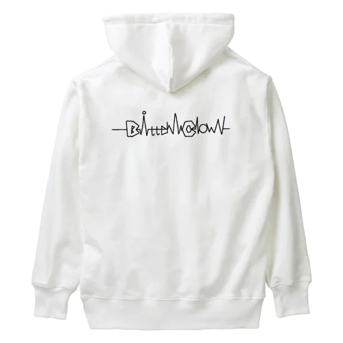 BitterClown文字ロゴ Heavyweight Hoodie