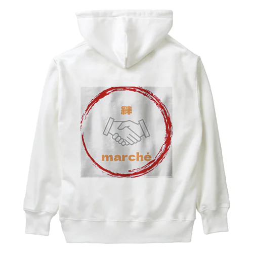 絆marchéロゴ入り Heavyweight Hoodie