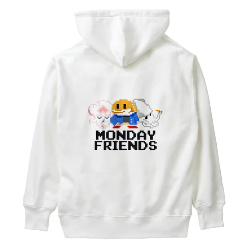 MONDAY FRIENDS ヘビーウェイトパーカー