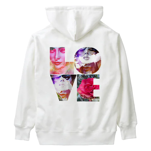 universalPrincess LOVE  remix Heavyweight Hoodie