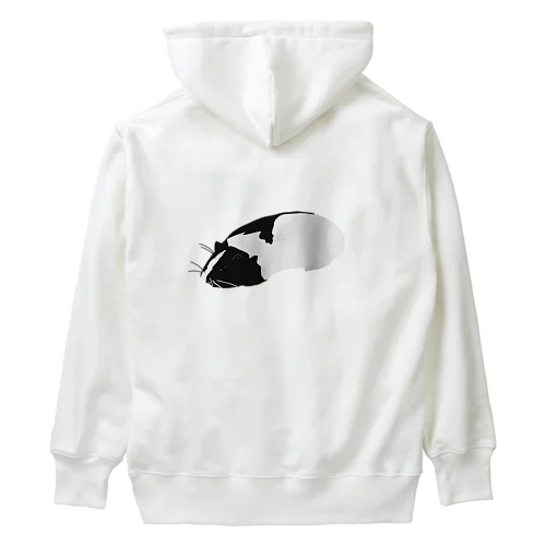 シロクロモルのロクくん Heavyweight Hoodie